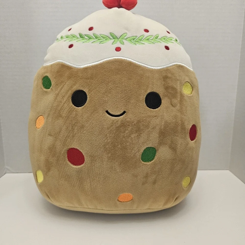 Squishmallow Fruit‎ Cake Plush Holiday Christmas Dessert Cute Collectible